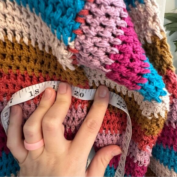 NWT Xirena Multicolored Cotton Crochet Cardigan Open Knit Sweater Small - Picture 6 of 12